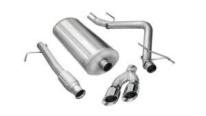Chevrolet Silverado Performance Exhaust - CORSA Performance - Cat-Back Sport - Polished - `09-`13